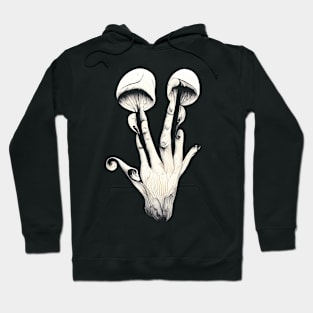 Psychedelic Mushrooms Hand Hoodie